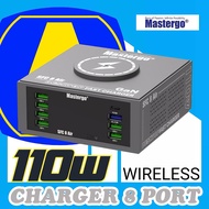 MASTERGO 8 PORT CHARGER + WIRELESS 110W SFC8 AIR ORIGINAL
