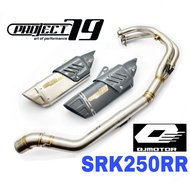 Project79 QJMotor SRK250RR Full System Exhaust Stainless Ekzos Muffler Straight Manifold QPM11 R1M Q