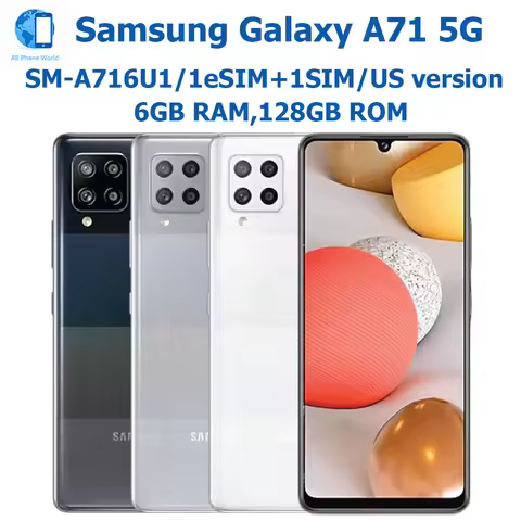 Samsung Galaxy A71 5G Smart Android Phone 6.7-inch US Version Samsung 6GBRAM128G Eight Core Fingerpr