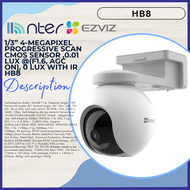 Ezviz 4MP 4 Megapixel Wi-Fi Wifi Wireless IP65 PT Network CCTV Battery Camera Night Vision Motion 2 