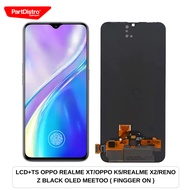 LCD+TS OPPO REALME XT/OPPO K5/REALME X2/RENO Z BLACK OLED MEETOO (FINGER ON)