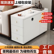 Can Household Rock Table Luxury Cabinet Simple Light Coffee Table Storage Side Board Table Cabinet S