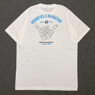 Mooneyes T-shirt Moon Eyes Supply Co In4mation Logo Back Printed | KAOS MOONEYES MOON EYES SUPPLY CO