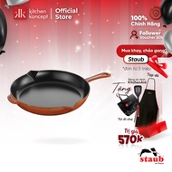 Staub Cinnamon Round Cast Iron Pan - 30cm