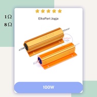 Wirewound Electronic Aluminum Resistor 100W 8 Ohm / 1 Ohm Resistor 100 Watt 8R 1R