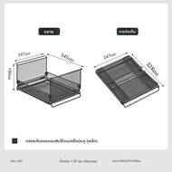 CAMPINGMOON CK-23BK พับครึ่งบาร์เก็บกรงสุทธิ Camping Home กล่องเก็บของพับได้ชั้นวางของมัลติฟังก์ชั่น