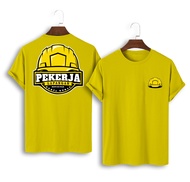 KAOS ATASAN OBLONG DEWASA PRIA/LAKI-LAKI LENGAN PENDEK DISTRO GAMBAR DEPAN BELAKANG KAOS KEREN-746