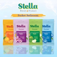 STELLA POCKET BATHROOM FRAGRANCE 10G ORANGE SUNKIST, LUXURIOUS FLOWER, BLUE FREESIA rkss