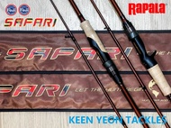 RAPALA SAFARI FISHING ROD ( SPINNING/ BAITCASTING )