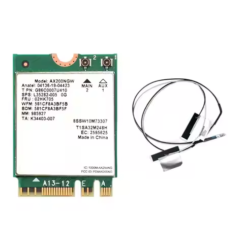 Hot Selling-AX200 Network Card M.2 NGFF 2.4Ghz/5G WI-FI 6 2974Mbps Wifi Card 802.11Ax Bluetooth 5.2 
