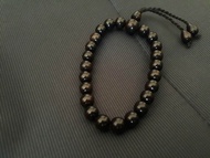 gelang fosil kayu galih kelor hitam