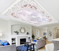 3D Elegant Clouds Ceiling Wallpaper Self Adhesive Wallpaper Large Peel &amp; Stick Wallpaper Mural