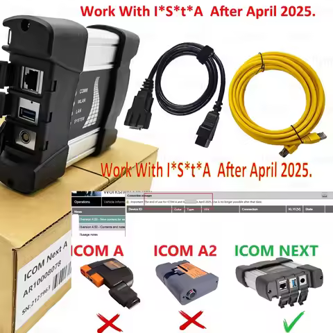1:1 ICOM NEXT A Car Diagnostic Tool ECU Coding Programming OBD Scanner ICOM A2 Work With I*S*t*A Aft