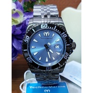 TechnoMarine Manta Sea Men's Grey/Blue 42mm Watch, TM-220090