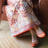 紅色龍鳳褂鞋, 高2cm (連龍鳳鞋墊） 舒服好行