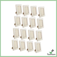[Toolroom] 16x Wooden Picture Frame for Crafts DIY Wood Picture 5.5x 7.5 Inch Unfinished Standing Ph