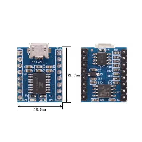 JQ6500 MP3 voice module MCU serial control broadcasting one-to-one 5-channel control music IC