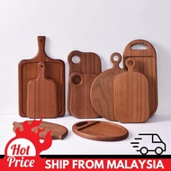 Creative Ebony Solid Wood Chopping Board Kitchen Wooden Cutting Board Multi-function Breadboard Tray