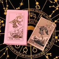 Rose Golden tarot Card tarot Color Print tarot Card PVC Waterproof tarot Card Manual Board Game