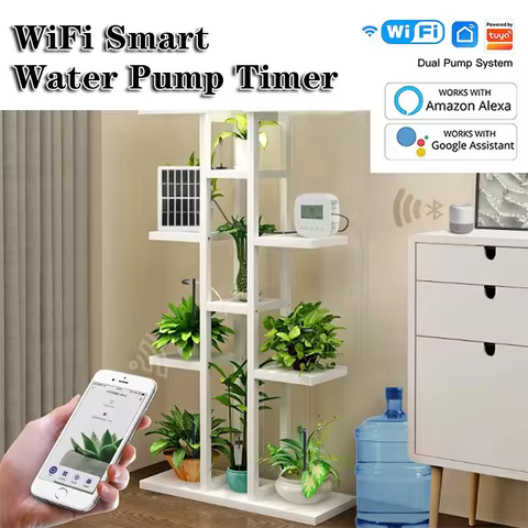 WiFi Tuya Smart Watering Machine Automatic Plants Controller unit System Garden drip Irrigation Tool