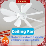 6 Blade 5V USB Kipas Syiling Ceiling Fan Mini Fans Mini Fans Air Conditioner Cooler Fans 吊扇