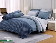 JESSICA แท้ 100% 300 เส้น ผ้าปูที่นอนรัดมุม 5ชิ้น (ไม่รวมผ้าห่มนวม) เจสสิก้า 5ฟุต 6ฟุต พิมพ์ลาย TC ล