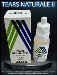 [EXP 06/2026] Alcon Tears Naturale II 15ml Tear Naturalle 2 Artificial Eye Drop Drops Titis Mata 爱尔康