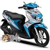 Mio Soul Full Body Motorcycle Sticker Decal Soul GT 115 SOUL GT 125 Full Body - Doraemon Love Mio So