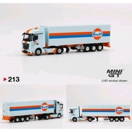 Mini GT # 213 Mercedes-Benz Actros w/40Ft Container GULF