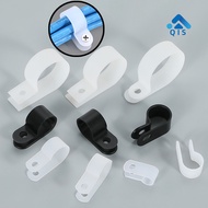 Nylon R-Type Cable Clamp Clip,Wire Hose Clamper,Cable Management Organizer Electrical Cord Loop Fixe