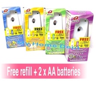 Airnergy Automatic Air Freshener Dispenser ( 1 Refill + 2 AA Batterry ) Included.