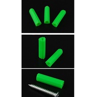 Plug Green Plastic Extension Tube Glue Particle Plastic Screw Wall Plug 6mm 8mm 6mm 8mm/Extension Tu