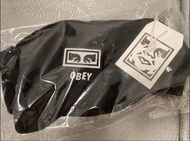 全新obey wasted hip waist bag 黑色 logo black 斜咩袋 小側背包 隨身包 腰包 斜背包