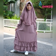 hk3 Ameera Gamis anak remaja syari 9 10 11 12 12 14 tahun Baju