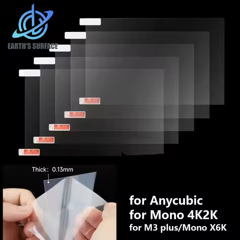 Screen Protector Film LCD SLA Protective Film For Anycubic Photon M3 Plus Photon Mono X 6K 3D Printe