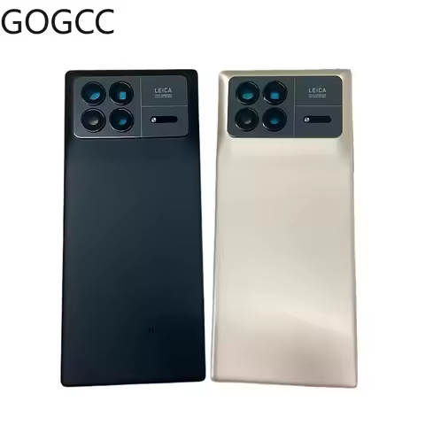 Repair Back Cover Lid For Xiaomi Mix Fold 3 5G Battery Glass Rear Door Case Housing + Lens Frame + A
