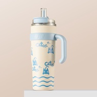 [316 Stainless Steel Icemaster Cup] 1200ml Big Mac Cooler Cup American Coffee Cup 6 Hours Cooler Fou