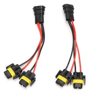 [Auto parts] H11/H8 2‑Way Splitter Wiring Harness Male To Female For Fog Lamp Headlight High Low Bea