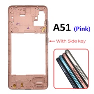 Mép viền khung giữa cho Samsung Galaxy A51 A515 a515f A71 a715 a715f mép viền khung giữa Bộ phận tha