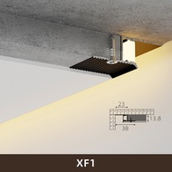 Frameless Ceiling Top Corner LED Aluminum Profile Recessed Suspended PC Diffuser Channel Gypsum Boar