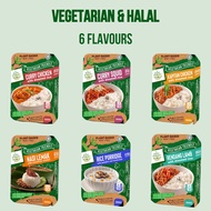 Roots Palate Vegetarian Food Halal (Vegetarian Ready To Eat Food)/ Bubur Halal - Microwave, Steam