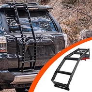 4Runner Summit Hatch Ladder Compatible with Toyota 4Runner 2010-2022， Black Steel 4Runner Accessorie