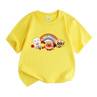 Short Sleeve Top Anpanman T-Shirt Boys Girls T-Shirts Brothers Sisters Children's Clothing Anpanman 