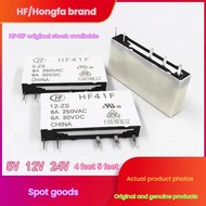 HF41F 24-ZS  12-ZS 5-ZS Original Hongfa genuine relay HF41F/24-ZT 5 pin position
