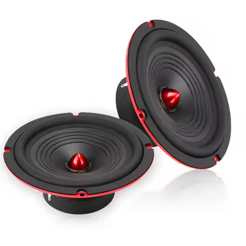 2PCS 6.5Inch Subwoofer Speaker 800W Peak Power HIFI Audio Premium Stereo Subwoofer Design Having Exp