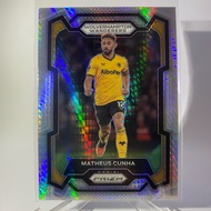 Football Card MATHEUS CUNHA (PRIZM) Wolverhamton PANINI PRIZM 2023. No.210