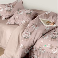 Sprei set ukuran 90x200-120x200 motif Lady Rose Katun Jepang 