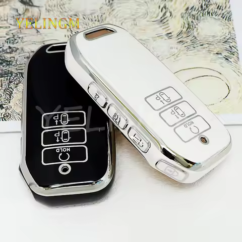Auto 7 Button Key Shell Fob TPU for KIA Seltos Sportage NQ5 Sorento Mq4 GT LINE K5 DL3 Carnival Ev6 