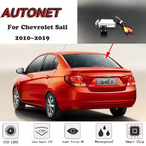 AUTONET HD Night Vision Backup Rear View camera For Chevrolet Sail Springo EV Chevytaxi Premium 2010