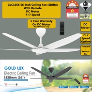 3H Kipas Siling (56 inci 5 Bilah Alat Kawalan Jauh)/(60 inci 3 Bilah) Electric Ceiling Fan [SIRIM]